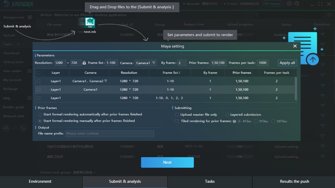 XRender Client